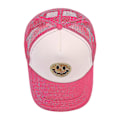 Pikkukuva 5 / 5: Baseball-lippis Smiley, keltainen unisex-kimalteleva hymiöpainatus kirjailtu hattu