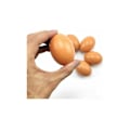 Miniatyrbild 4 av 5: Set med 6 falska hönsägg i trä, hjälper värphöns, gårdsbruk
