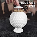 Miniatyrbild 3 av 5: Automatisk Tandpetare Dispenser | Golfbollsformad Automatisk Tandpetarhållare | Automatisk Tandpetarbox för Hem, Kök, Matsal, Bar