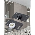 Miniatyrbilde 4 av 5: 4 stk. Nylon Garderobedør Rullesett, Skyvedør Rulleskap Skyvedør Dør, Møbelhjul Skyvehjul, Til Skyvedør Garderobe
