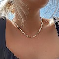 Pikkukuva 5 / 5: Paperclip-ketju naisille ja miehille, ketjun leveys 3,5 mm