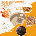 Miniatyrbild 2 av 5: 10-pack dammsugarpåsar för Kärcher WD2 MV2 WD2250 A2004 A2054 dammsugare ersättningsdammsugarpåsar kit 6.904-322.0（21*24cm）