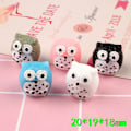 Miniatyrbillede 2 af 5: 5 stk. Mos Mikro Landskab Ornament Ornament Diy Montering Resin Små Ornament, Ugle