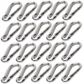 Miniatyrbilde 1 av 5: 20 stk 304 rustfritt stål karabiner, M5 rustfritt stål karabiner, 50