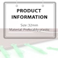 Miniatyrbillede 2 af 5: 20 stk. nåletrådere, sy tilbehør synåle nåletråder symaskine plastik DIY tråder, korsstings nåletråder, til Han