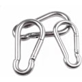 Miniatyrbilde 2 av 5: 20 stk 304 rustfritt stål karabiner, M5 rustfritt stål karabiner, 50