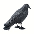 Miniatyrbilde 3 av 4: 1x Svart Kråke Plast Skremsel Fugleskremsel Anti-Due Hage Due Avvisende Dress