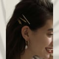 Miniatyrbilde 4 av 5: 2 stk hårspenner dame trendy nye hårklips perle sideklips, små