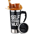 Miniatyrbild 1 av 5: Självrörande mugg - Bärbar, lat, automatisk blandningsmugg för te och kaffe, perfekt för kontoret
