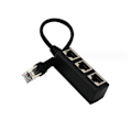 Miniatyrbillede 5 af 5: Ethernet Rj45 Splitter-kabel, Ethernet LAN-netværksforlængerkabeladapter Rj45 han til 3 hun Splitter til Super Cat5 Cat5E Cat6 Cat7 LAN Ethernet-stikadapter