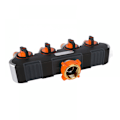 Miniatyrbillede 2 af 4: 2/4 Vejs Fordeler, 3/4\" og 1/2\" med Haneadapter