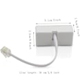 Miniatyrbilde 5 av 5: Stykker Fast Telefonkabel Rj11 Kabel, Rj11 6P4C Kabel, Rj11 Adapter, 2 Sokkel 8P4C/Rj45 Hann Rj11, Telefonsplitter Adapter Rj11 Hann Til Dobbel Rj