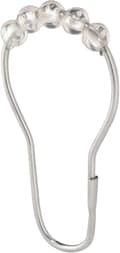 Duschdraperikrok, anti-scratch metall och plastring,
