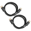 Pikkukuva 4 / 5: DisplayPort-kaapeli 1,8 m uros-uros DP-liitäntäjohto 2 kpl sovitin
