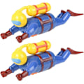 Miniatyrbillede 1 af 5: Wind Up Scuba Diver Legetøj til Børn, Sæt med 2, Svømning Vand Legetøj,
