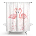 Miniatyrbillede 4 af 5: Pink Flamingo Bruseforhæng 3D Digital Tryk Vandtæt Bruseforhæng