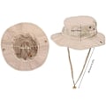 Pikkukuva 2 / 5: Unisex Auringonhattu Bush Hat Kalastajan Hatti Matkustaminen Kalastus Anti-UV Hattu (Khaki)