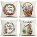 Miniatyrbild 1 av 5: Höstkuddfodral 18X18 Set med 4 Kuddfodral för Soffa Thanksgiving Utomhus Kuddfodral Heminredning