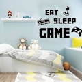 Miniatyrbild 4 av 5: Game Wall Decals Gaming Controller Joystick Video Wall Stickers för tonårspojkar Rum Barn Sovrum Lekrum Heminredning