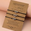 Miniatyrbild 2 av 4: String Armband Handgjord Flätad Rep Charms Boho Surfer Armband