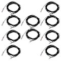 Miniatyrbild 5 av 5: NTC-termistorsensor 15K B3950 Temperaturgivare 10 st Cylindriskt huvud 5x25mm 2 meter kabel