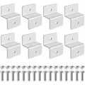 Miniatyrbilde 1 av 5: Solcellepanel Z-brakett, 8 stk. Solcellepanel Aluminiumbrakett Egnet for bobil-tak, Solcellepanelmontering Bruker Z-formet Design (med 16 muttere og 16 bolter)