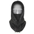 Miniatyrbillede 1 af 3: Multifunktionel Vinter Fleece Balaclava – Hat + Halsklæde + Halsvarmer til Mænd og Kvinder – Tøj til Ekstrem Kulde, Sort, One Size
