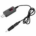 Miniatyrbillede 1 af 5: USB Boost Converter Kabel 9V til 12V DC Step-up Transformer Linje med LED Display