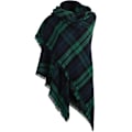 Miniatyrbilde 3 av 4: Retro Tartan Skjerf for Kvinner, Mykt Rutete Skjerf, Wrap, Sjal, Teppe-Skjerf