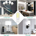Miniatyrbillede 5 af 5: G9 LED-pærer, 5W svarende til 50W halogenpære, kølig hvid 6000K 500LM ikke-dæmpbar flimmerfri AC 220-240V til loftsbelysning, soveværelse stue køkken have, pakke med 6