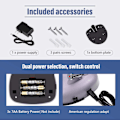 Miniatyrbillede 3 af 6: Park Dual Laser Garage Assist Parkering Guide Hjælpemiddel ABS Bil Garage Sensor 360-Graders Justerbar Park Guide til Bil SUV Automotive