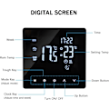Miniatyrbillede 3 af 5: WiFi Smart Termostat Temperaturregulator til Vandvarme LCD Display Touch Screen Uge Programmerbar App Kontrol
