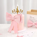 Miniatyrbild 3 av 5: Rosa rosett 3D presentrosetter ingen montering för krans Alla hjärtans dag