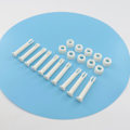 Miniatyrbilde 4 av 5: Leddpinner og tetninger (12 stk) for Intex runde metallrammebassenger reservedeler, Intexpool reservedeler (6 cm / 2,36 tommer)