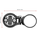 Miniatyrbillede 4 af 5: Cykelcomputerholder, cykelcomputerholder til udvidet kilometertæller (til Garmin-Black)