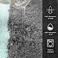 Miniatyrbilde 2 av 5: Mikrofiber badematte sklisikker absorberende baderomsdusjmatte maskinvaskbar gulvmatte (50X80cm, himmelblå)