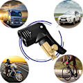 Miniatyrbillede 3 af 4: Dækventil Adapter, Messing Inflator Dysespids, Inflator Ventilforbindelse, til Bil- eller Lastbil Dæk, Cykel, Motorcykel, Deflateret