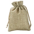 Miniatyrbillede 2 af 3: Jutepose, lille stofpose, linnedpose 100 stk., jute lærredstaske slikpose lavendel bryllupssachet lille gavepose smykkegavepose (100 stk 10*