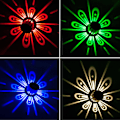 Miniatyrbillede 1 af 5: Sæt med 2 IP67 vandtætte RGB dekorative solcellelamper til have,