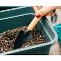 Miniatyrbilde 3 av 5: 3-pakke miniskje, rive for potteplanter, frøplanter, løs jord,