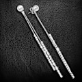 Miniatyrbilde 5 av 5: Mote Sterling Sølv Bling Design Lange Dangle Drop Hypoallerge
