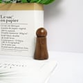 Miniatyrbillede 4 af 5: 1 stk. Kaffe Klud Pulver Nål Omrøring Løs Pulver Nål Rustfrit Stål med Klud-stil Pulver Nål Base, 9,2*4,6cm