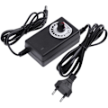Miniatyrbilde 1 av 5: AC til DC Adapter 3-12V 2A Justerbar Strømforsyning Adapter for Lys/Temperatur/Hastighetsjustering Motorhastighetsregulator