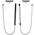 Miniatyrbillede 4 af 5: Let Laptop Lampe Usb Led 5v 1w 10 Led Lang Svanehals Touch Dimmer