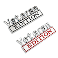 Pikkukuva 5 / 5: Veteran Edition -auton tarraemblem, auton tarra 3D-kohoutetut kirjaimet