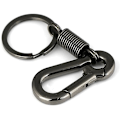 Miniatyrbillede 1 af 5: Retro Style Enkel Stærk Karabinhage Form Nøglering Nøgle Ring