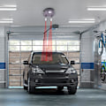 Miniatyrbillede 6 af 6: Park Dual Laser Garage Assist Parkering Guide Hjælpemiddel ABS Bil Garage Sensor 360-Graders Justerbar Park Guide til Bil SUV Automotive