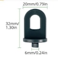 Miniatyrbilde 2 av 5: 50 stk Drivhusklemmer, Drivhustilbehør, Klatreplante Støtte Hengende Kit Klemmer for Drivhus (Grønn)