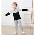 Miniatyrbild 3 av 5: Barn Toddler Baby Flicka/Pojke Kläder Långärmad Colorblock Hoodie