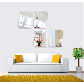 Miniatyrbild 5 av 5: 6st 3D Wave Mirror Effekt väggdekaler för heminredning, vardagsrum R